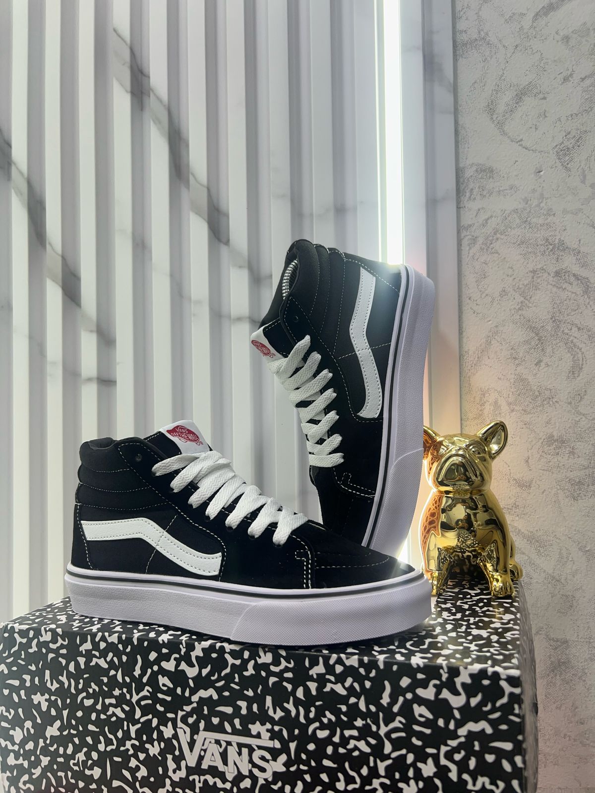Vans Bota Plataforma negra