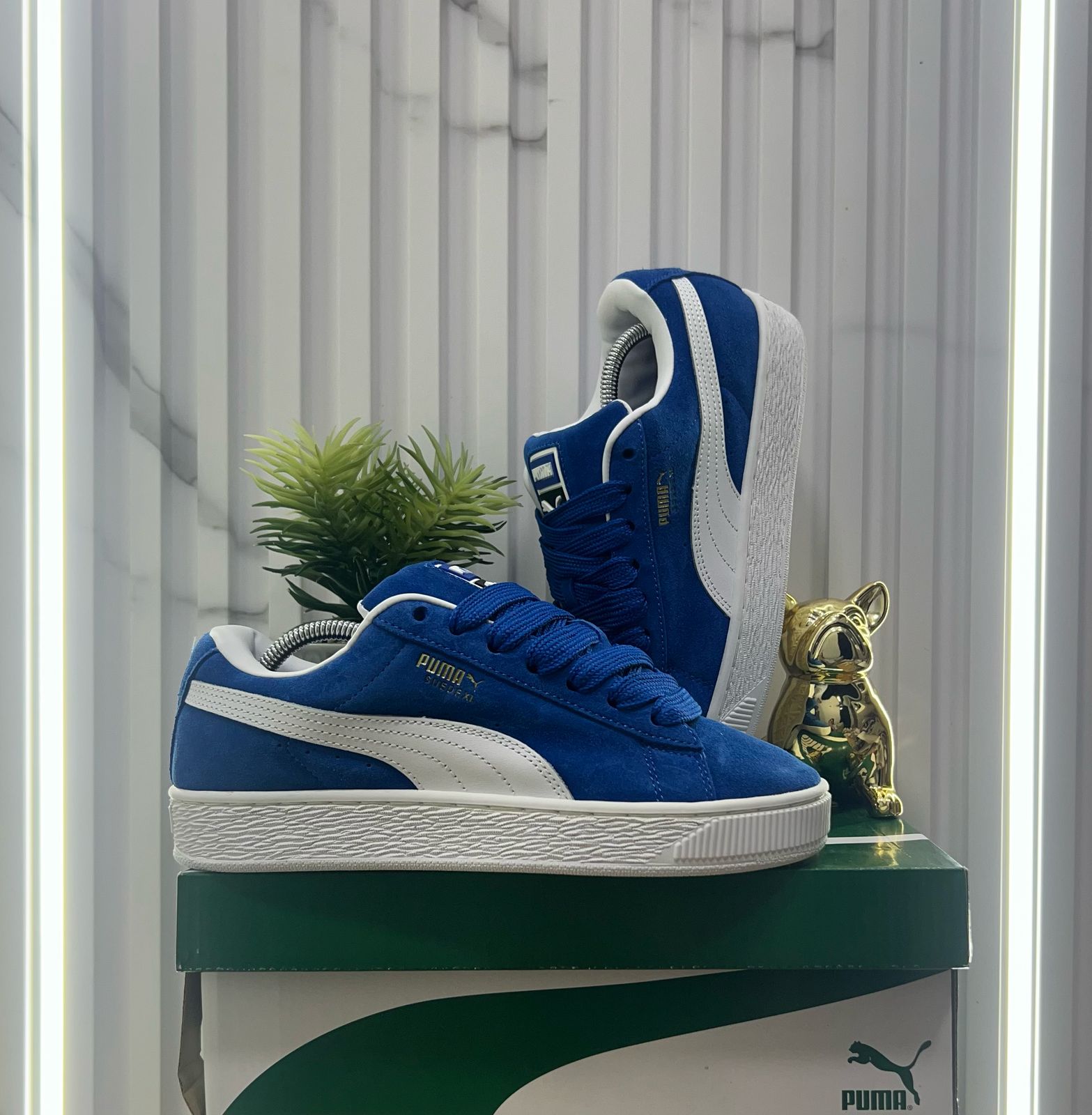 Puma Suede Xl Azul/Blanco