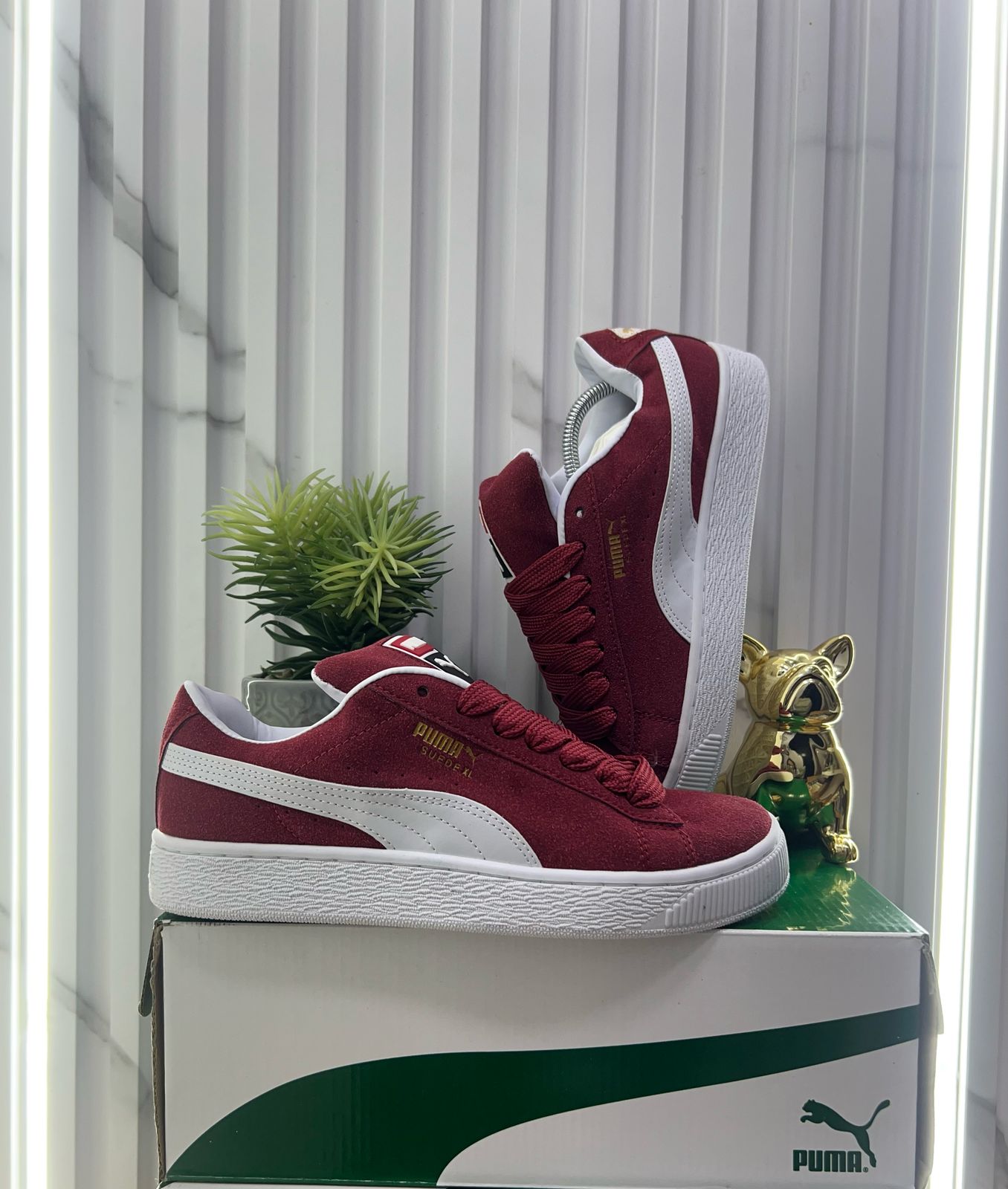 Puma Suede Xl Rojo/Blanco