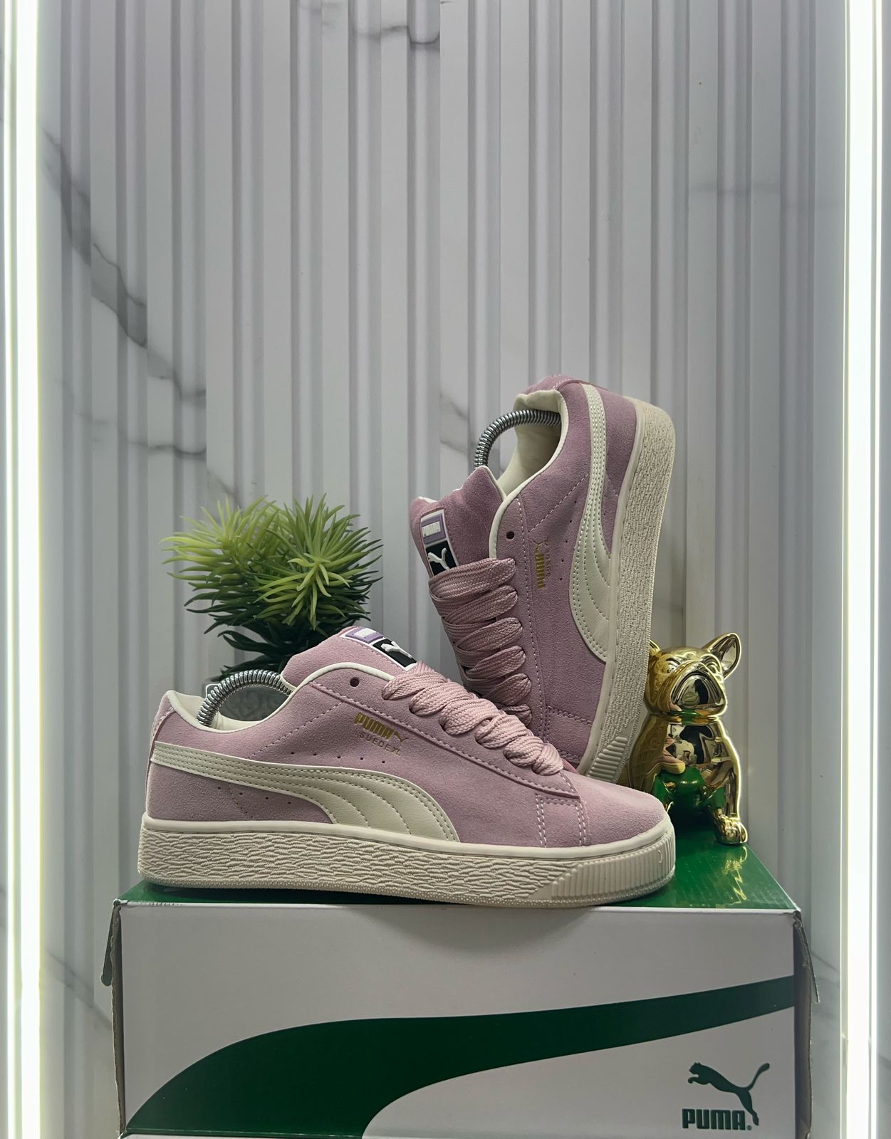 Puma Suede Xl Rosa/Blanco